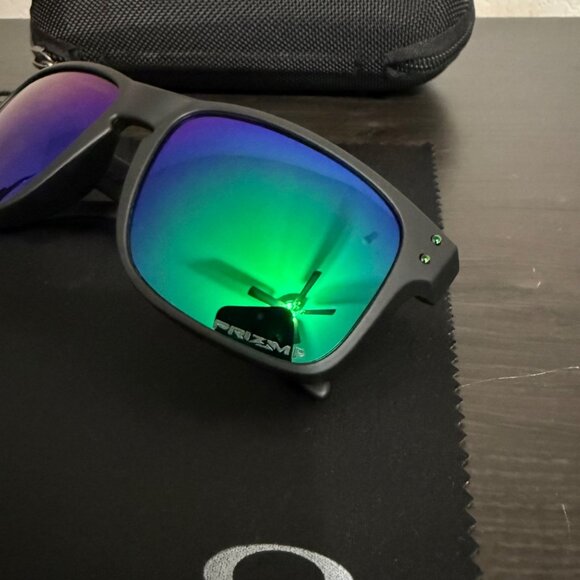 OO9102 Oakley Holbrook Prizm Polarized Jade Iridium - Picture 3 of 8